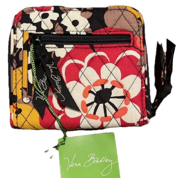 VERA BRADLEY FLORAL Wallet - Picture 1 of 6